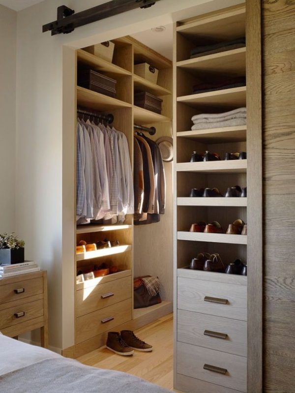 Маленькая гардеробная комната: идеи дизайна